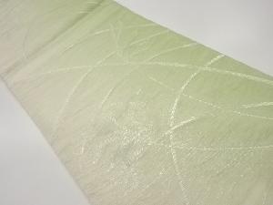 紗 すすき模様織出し袋帯